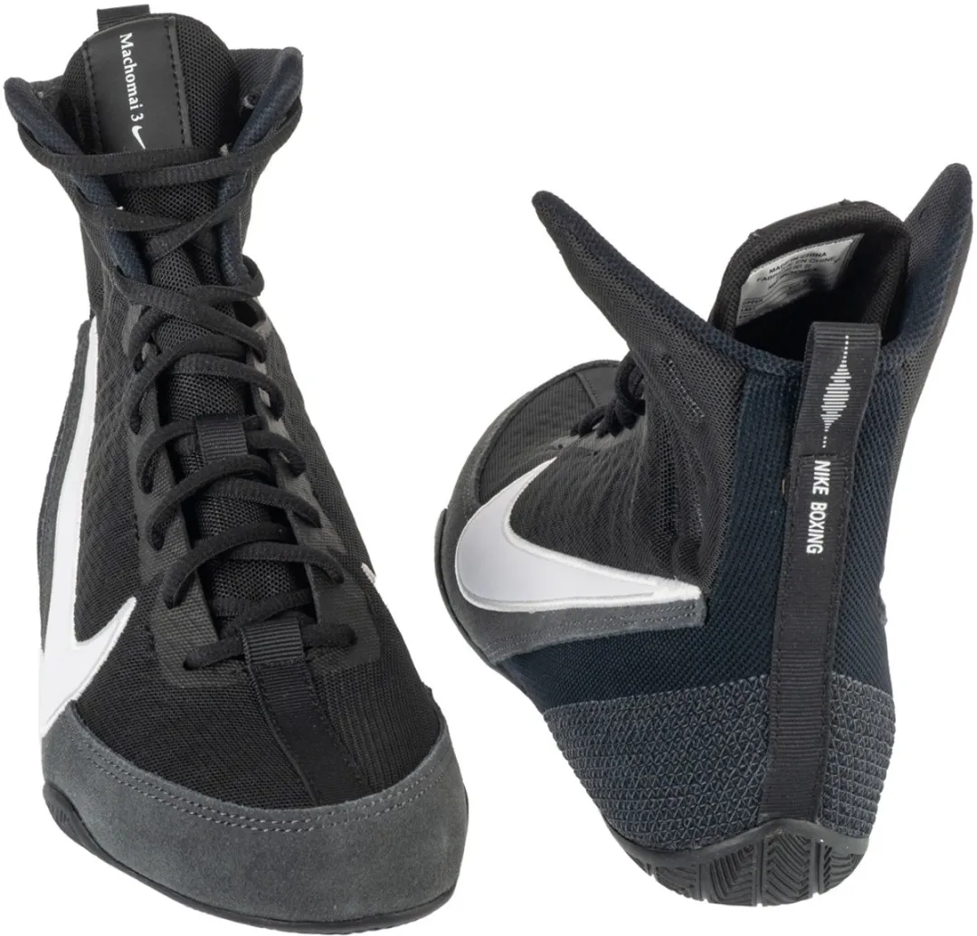 Nike Machomai 3.0 Boksschoenen 38.5 - Zwart/Wit - afbeelding 6 van 6