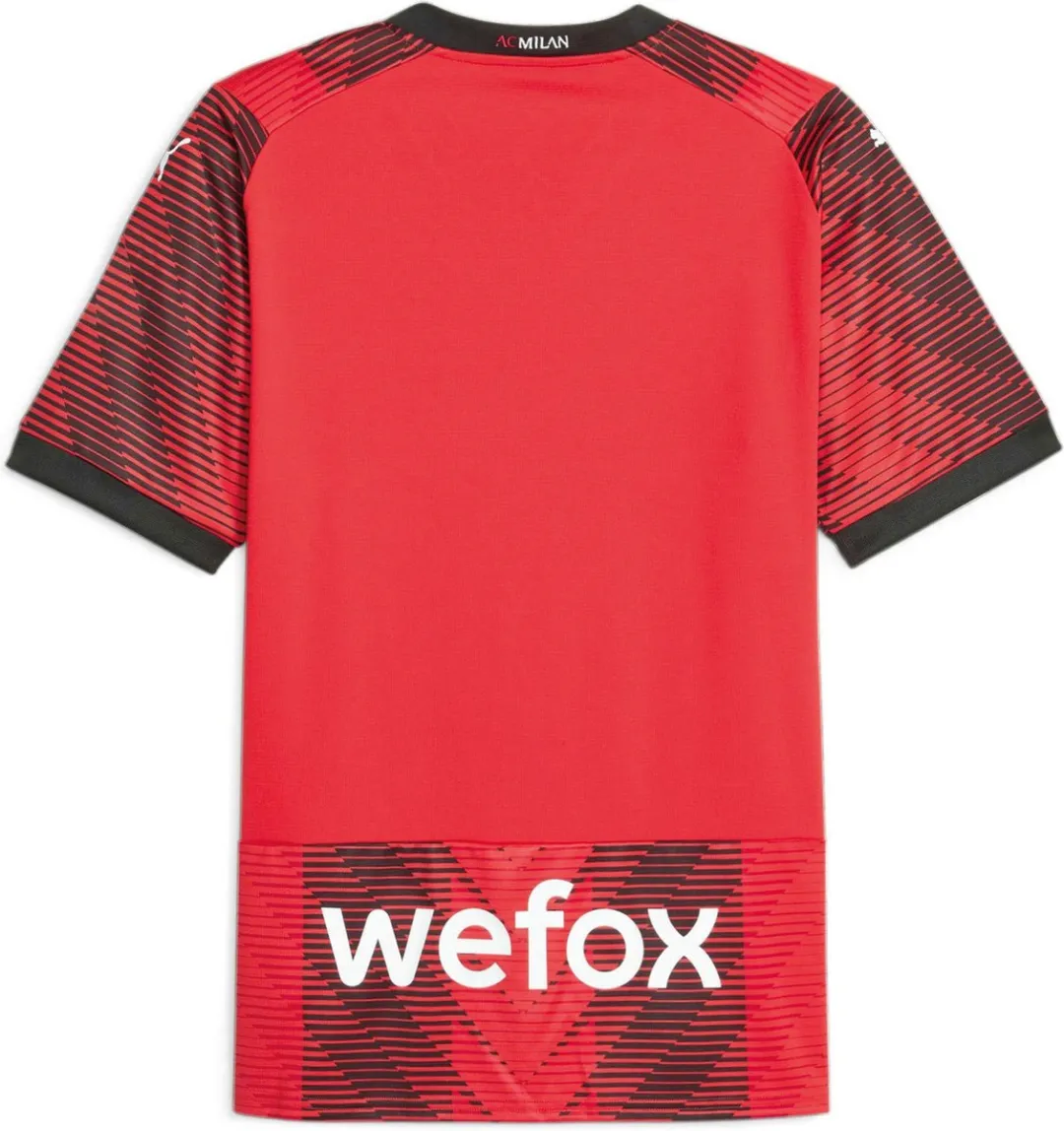 PUMA AC Milan Sportshirt - Maat L - Rood/Zwart