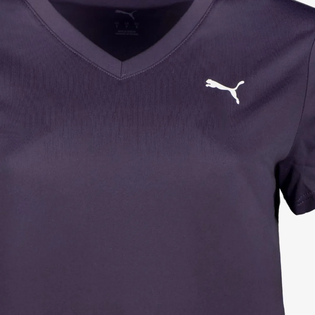 PUMA Tad Essentials Dames Sport T-shirt - Donkerpaars S