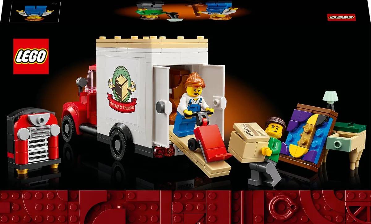 LEGO Icons Verhuiswagen 301 Stenen - Meerkleurig
