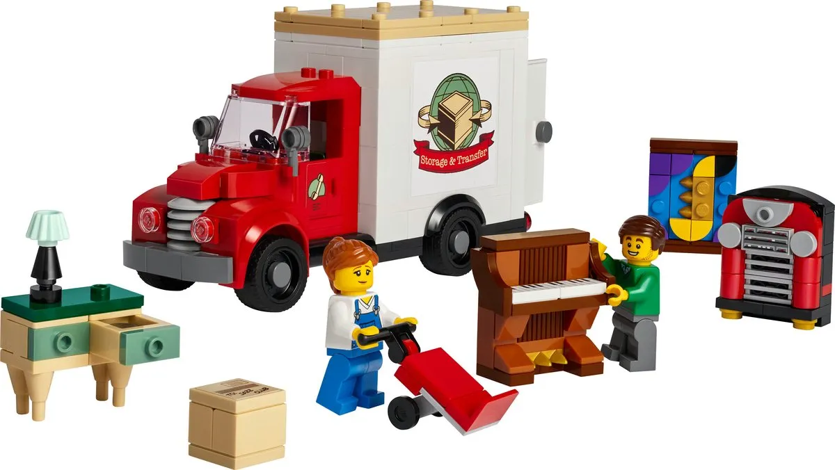 LEGO Icons Verhuiswagen 301 Stenen - Meerkleurig