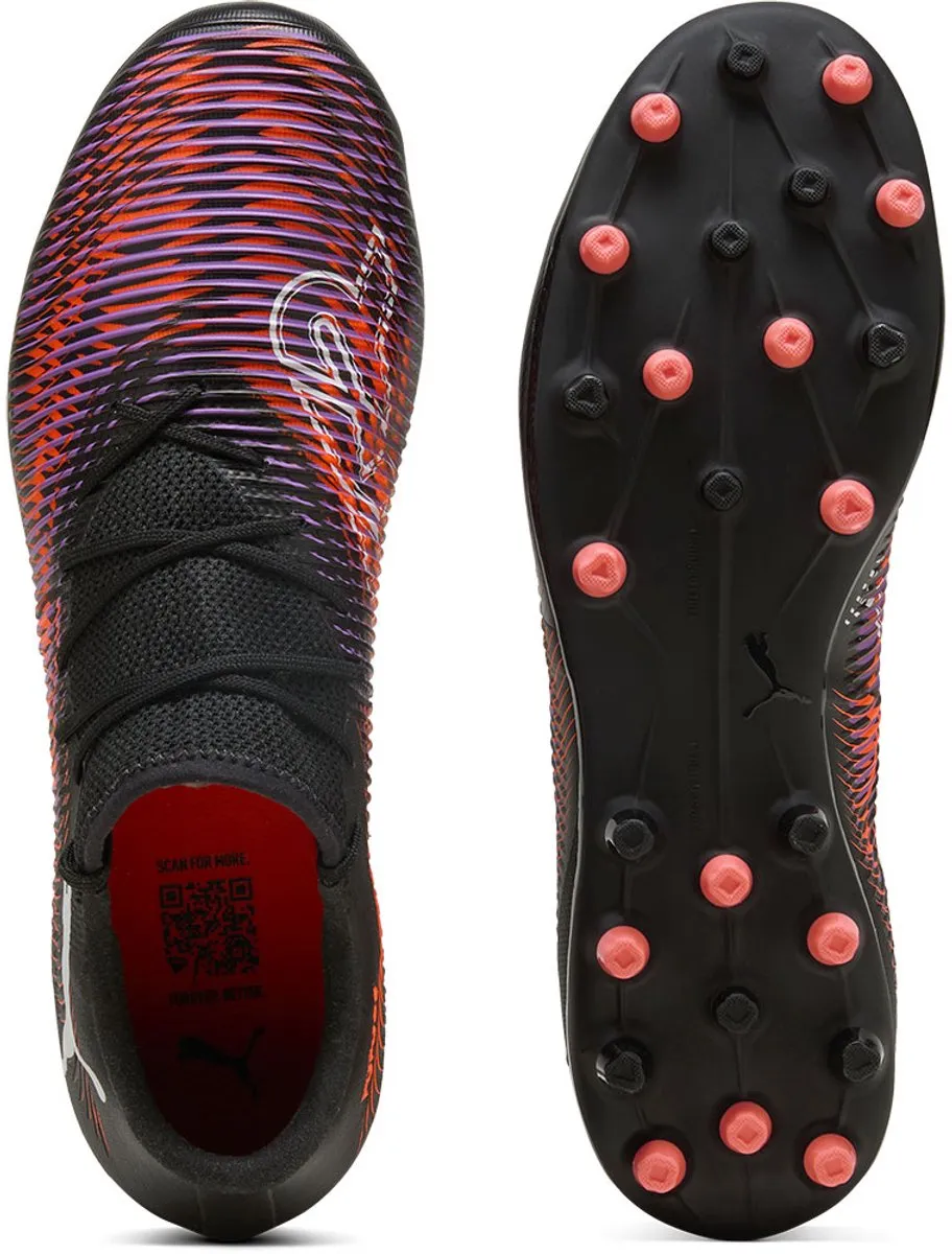 PUMA Future 8 Match Low MG Voetbalschoenen - 45 - Zwart
