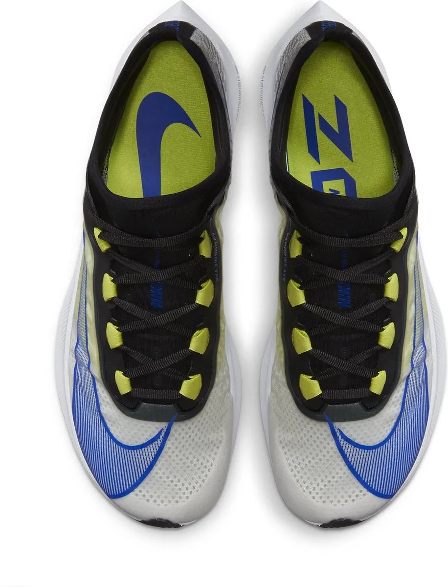Nike Zoom Fly 3 Hardloopschoenen - Maat 41 - Wit/Blauw/Geel