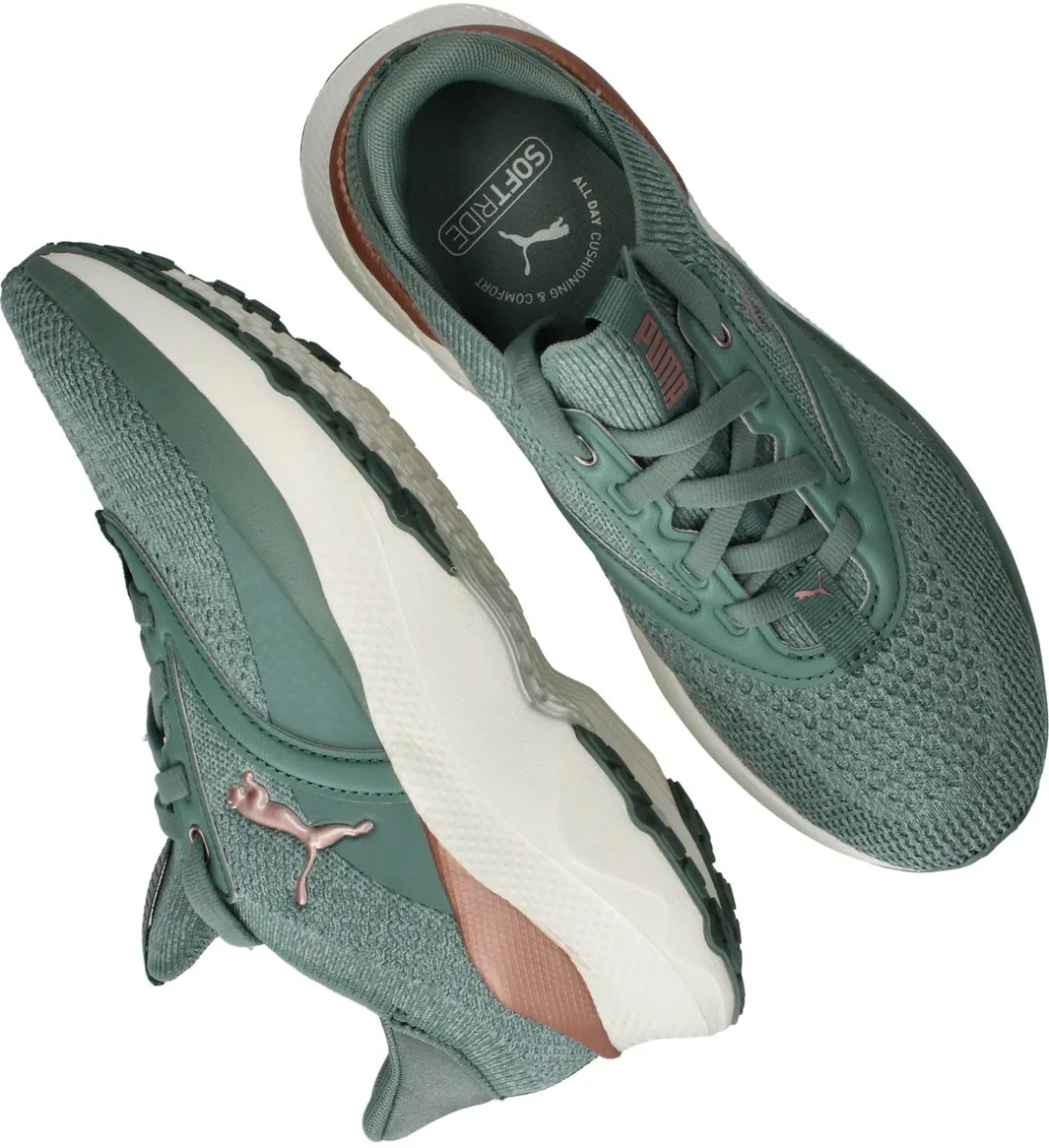 PUMA Softride Mayve Wn's Dames Sportschoenen 41 - Green Moon