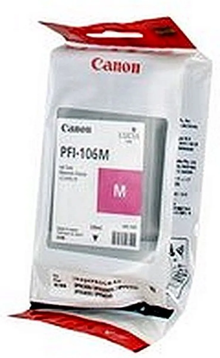 Canon PFI-106M Inktcartridge Magenta 130ml