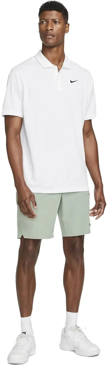 Nike Court Dri-FIT Polo Heren XL - Wit/Zwart