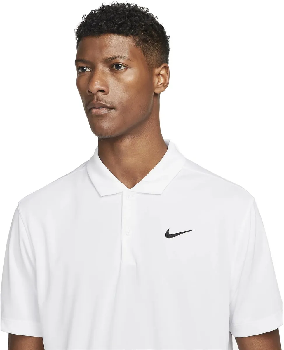 Nike Court Dri-FIT Polo Heren XL - Wit/Zwart