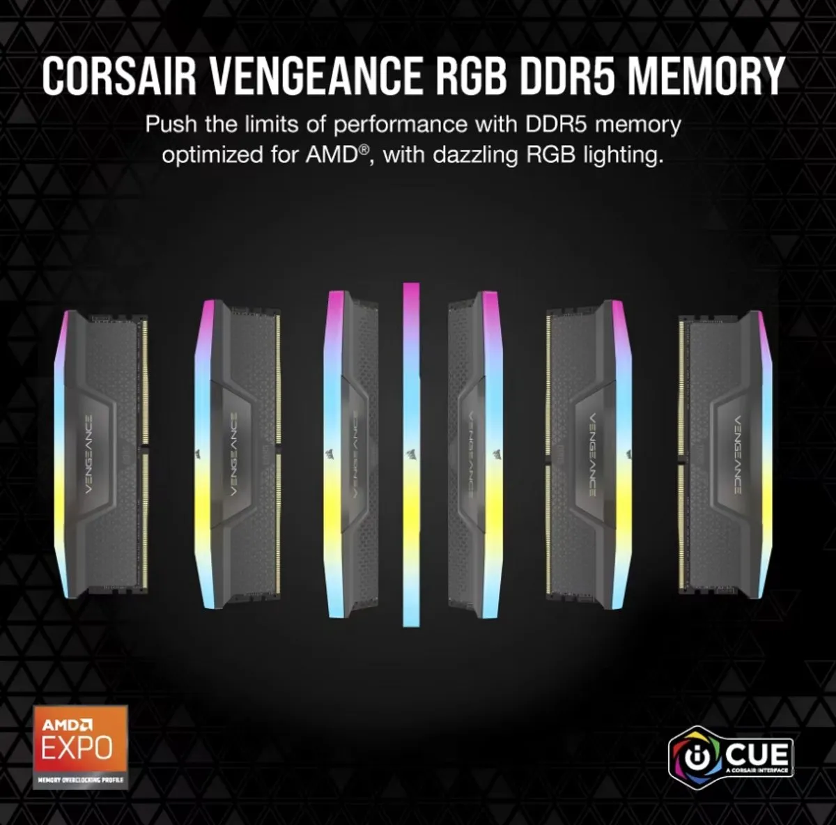 Corsair Vengeance RGB CMH32GX5M2B6000Z38 DDR5 32GB 5600MT/s