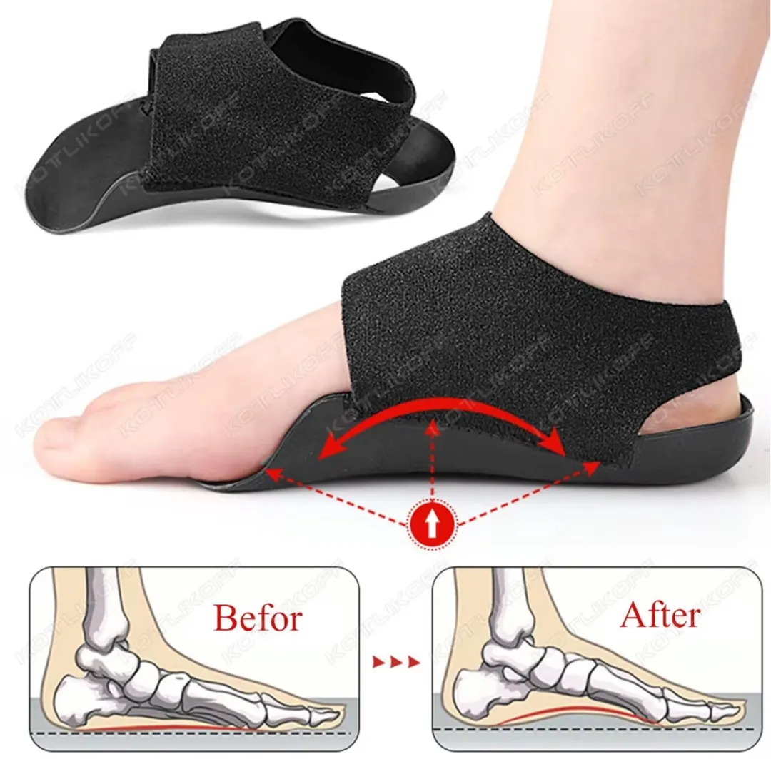 RedParrot Voet & Hielbrace - Maat 35-39 - Zwart