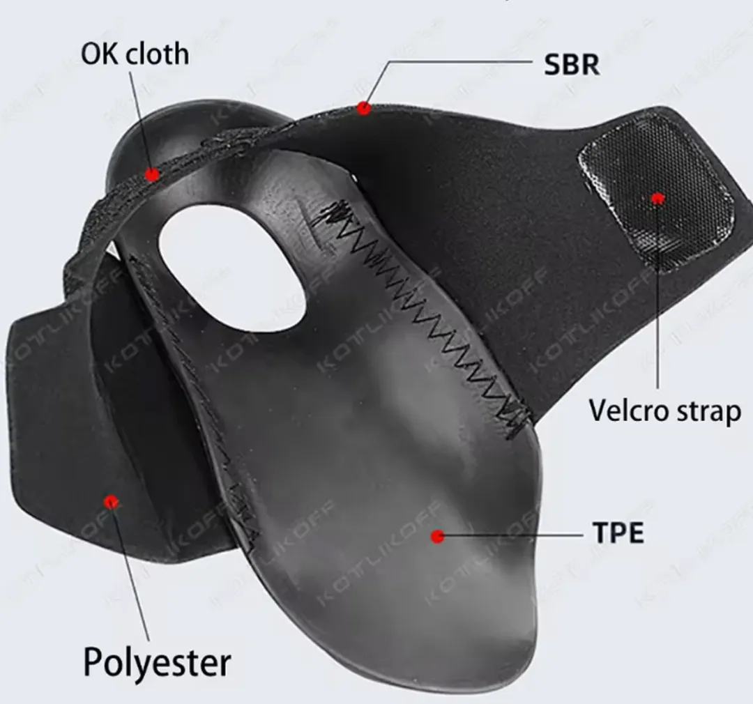 RedParrot Voet & Hielbrace - Maat 35-39 - Zwart