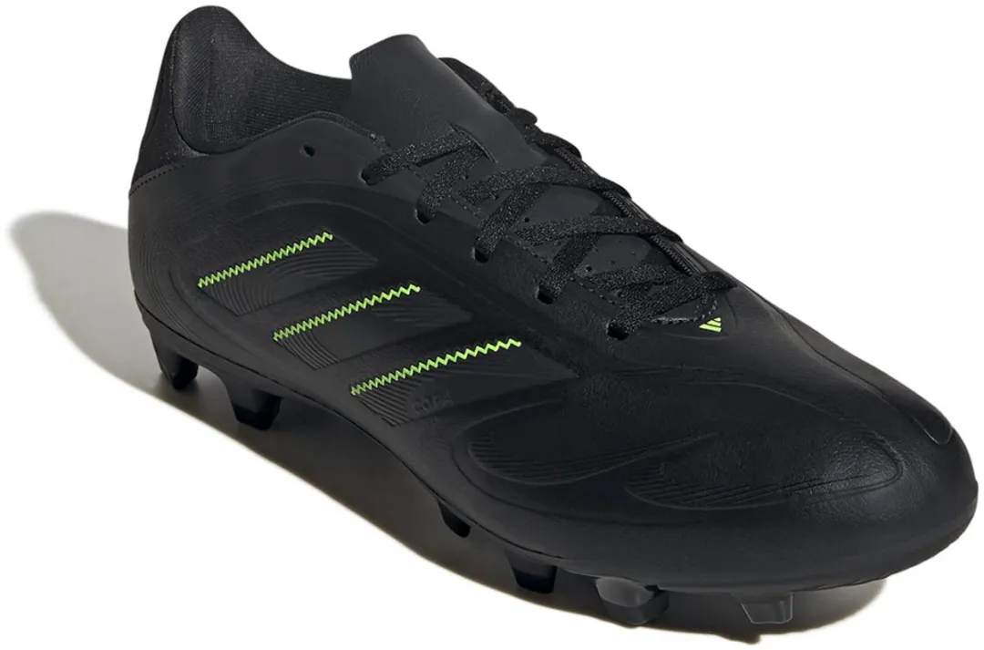 adidas Copa Pure 3 FG/MG Voetbalschoenen 46 2/3 - Zwart/Grijs/Lemon