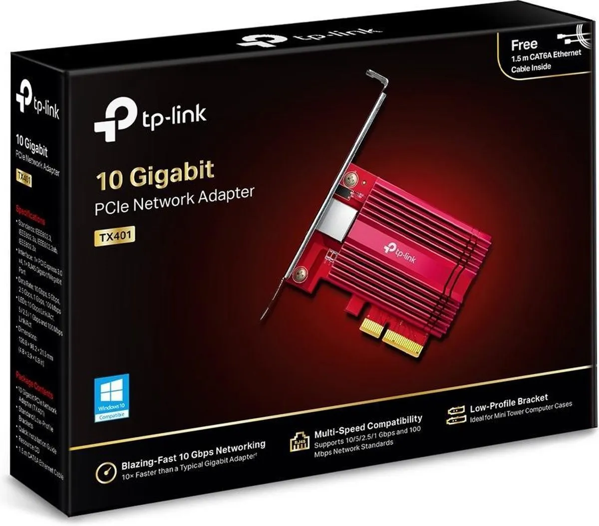 TP-Link TX401 10Gbps Ethernet Netwerkkaart - Intern