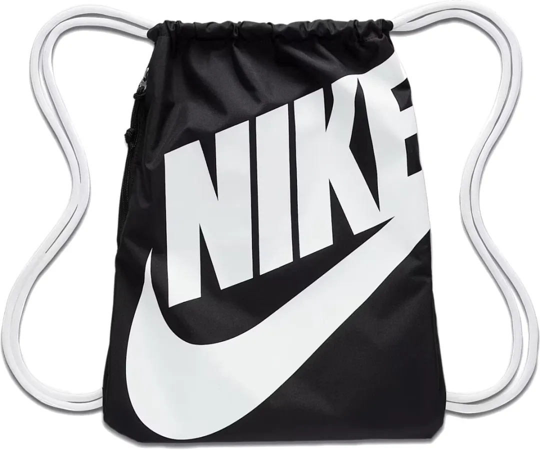 Nike Heritage NK Gymsack Sporttas - 13L - M - Zwart/Wit