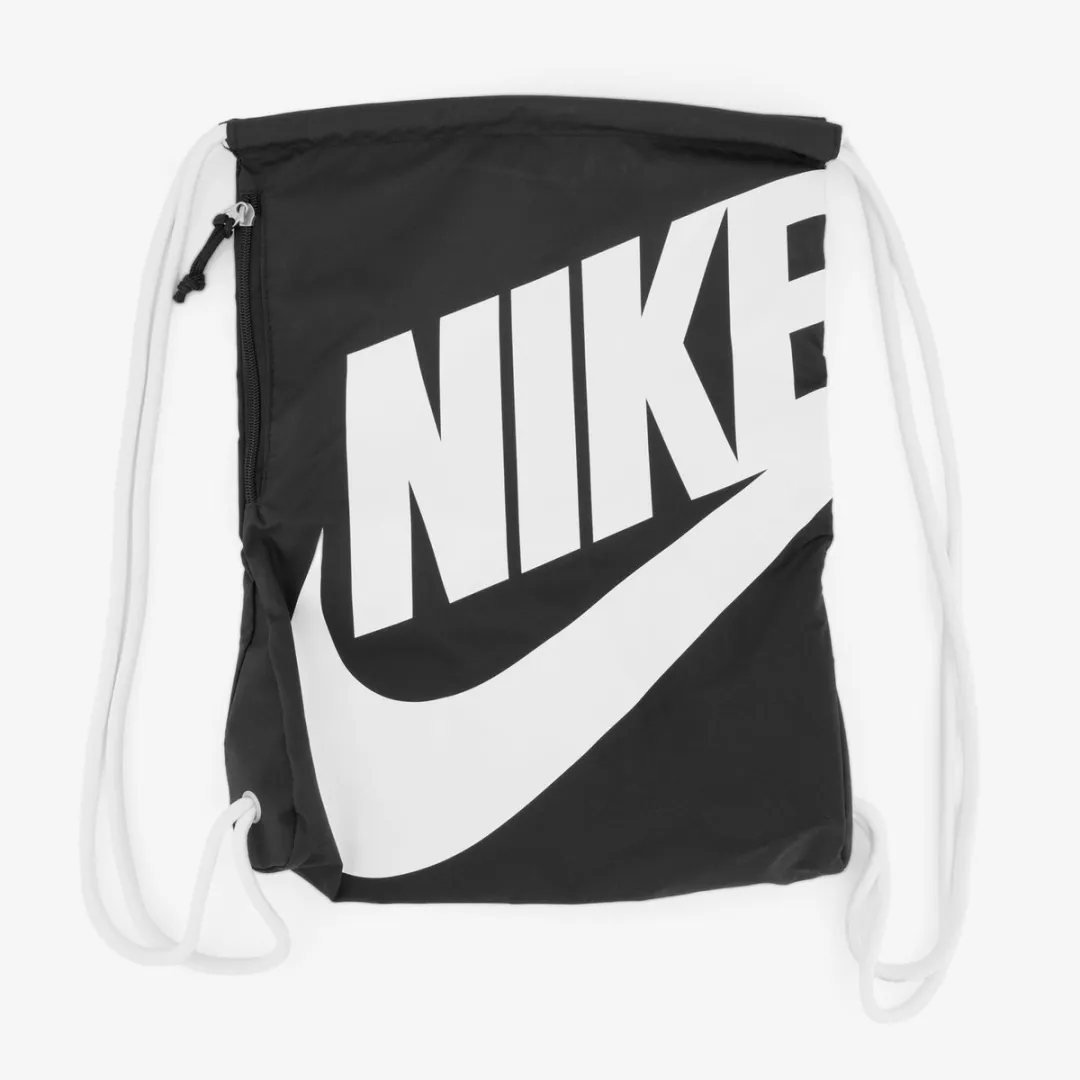 Nike Heritage NK Gymsack Sporttas - 13L - M - Zwart/Wit