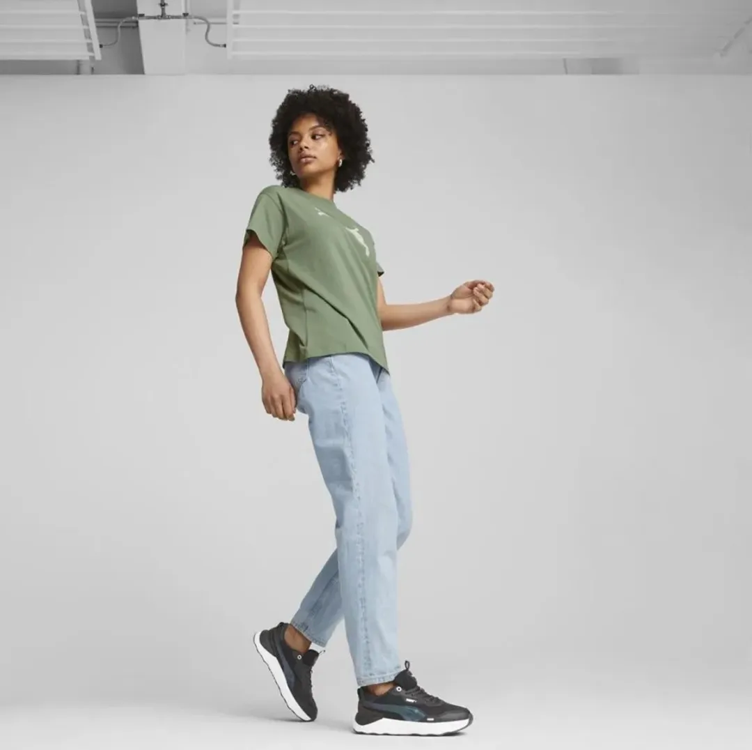 PUMA Wmns Her T-shirt Eucalyptus - XS