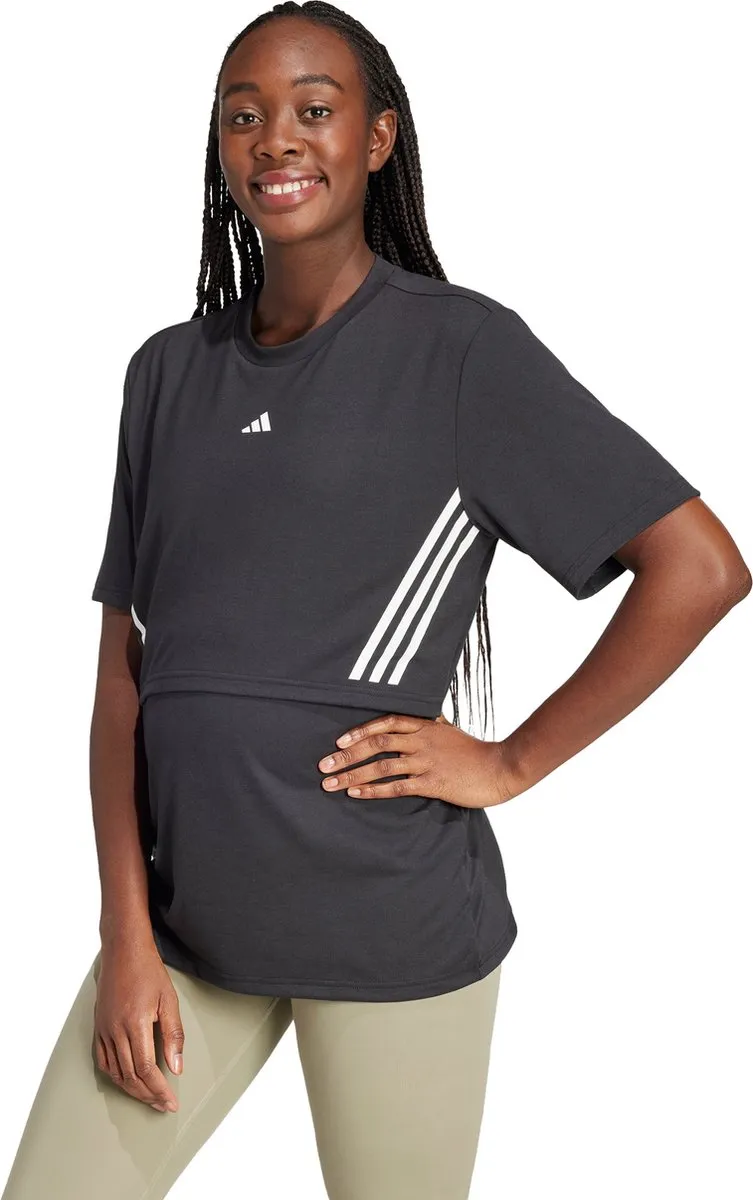 adidas Performance Zwangerschapsshirt IK5497 - XS - Zwart