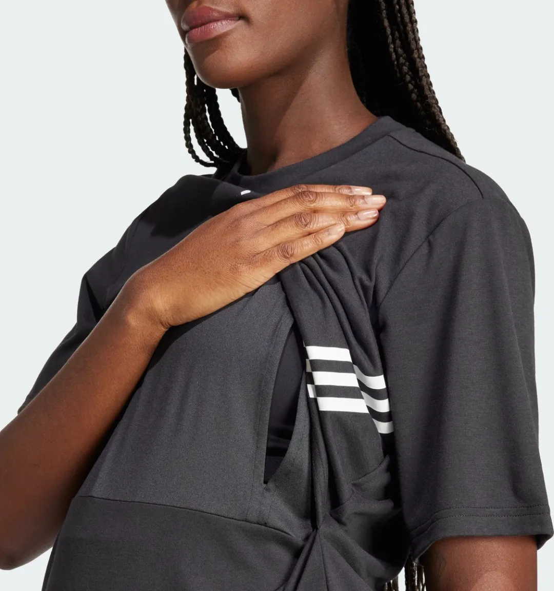 adidas Performance Zwangerschapsshirt IK5497 - XS - Zwart