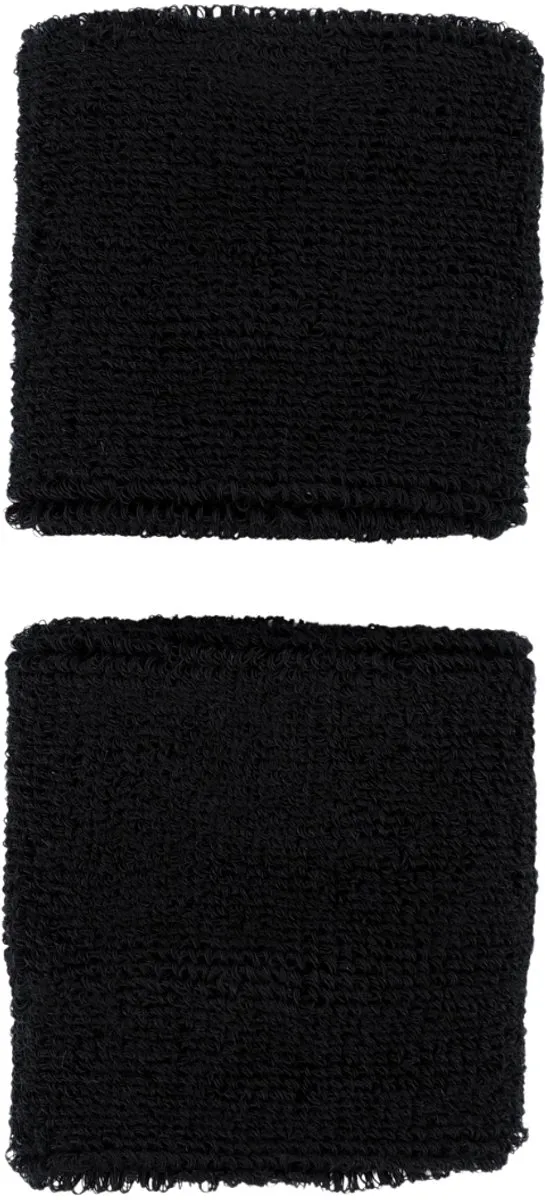 Nike Swoosh Classic 2-Pack Zweetbandjes - Zwart
