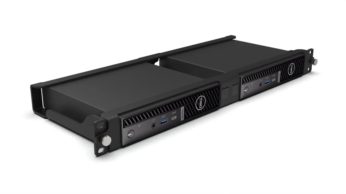 Dell 19-inch 1U Rackmount 6980 - 2x Dell Micro