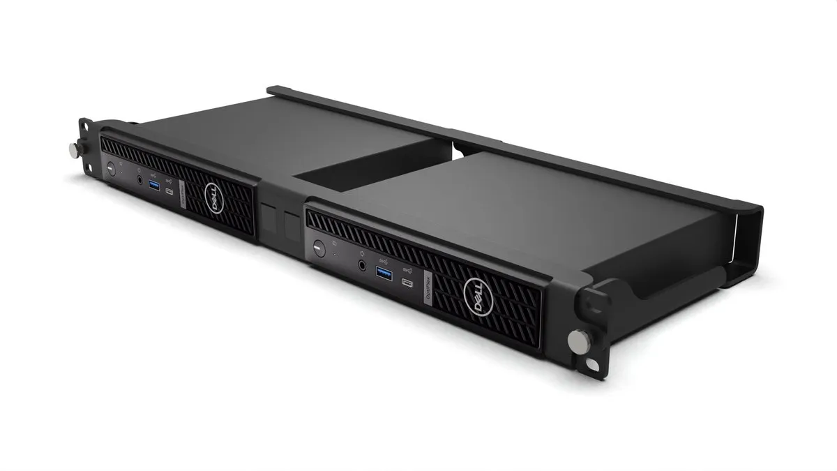Dell 19-inch 1U Rackmount 6980 - 2x Dell Micro