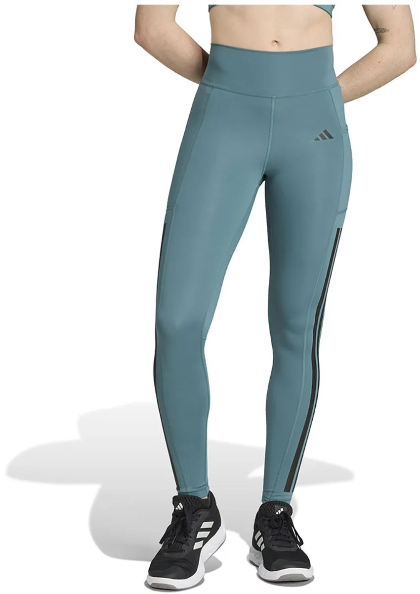 adidas Optime 3 Stripes Leggings - Grijs L