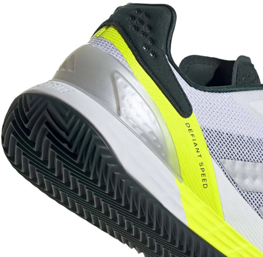 Adidas Defiant Speed 2 Clay Court Schoenen 44 - Wit