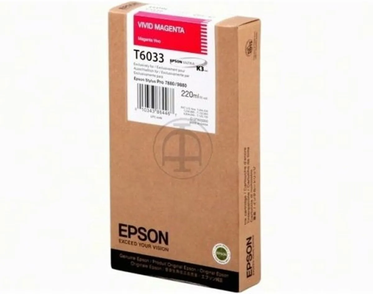 Epson T6033 Magenta Inktcartridge 220ml