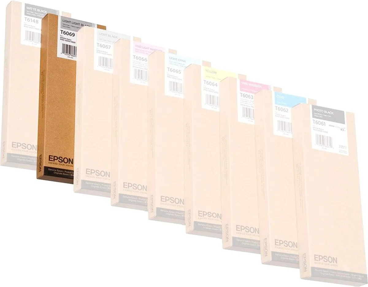 Epson T6069 Inktcartridge Licht Zwart - 220ml