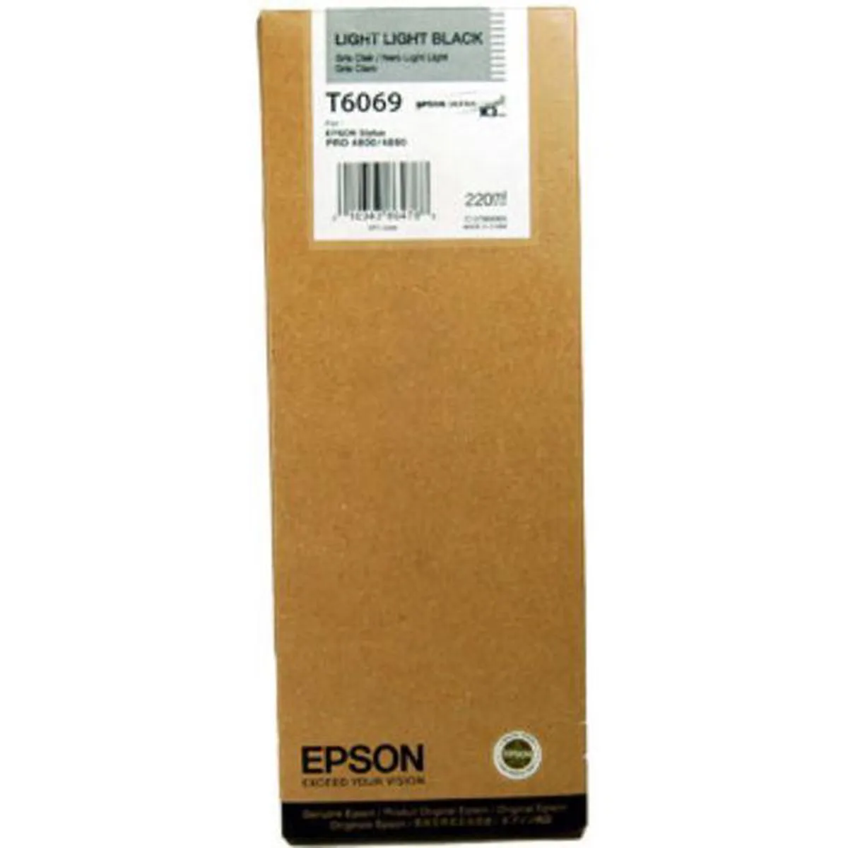 Epson T6069 Inktcartridge Licht Zwart - 220ml