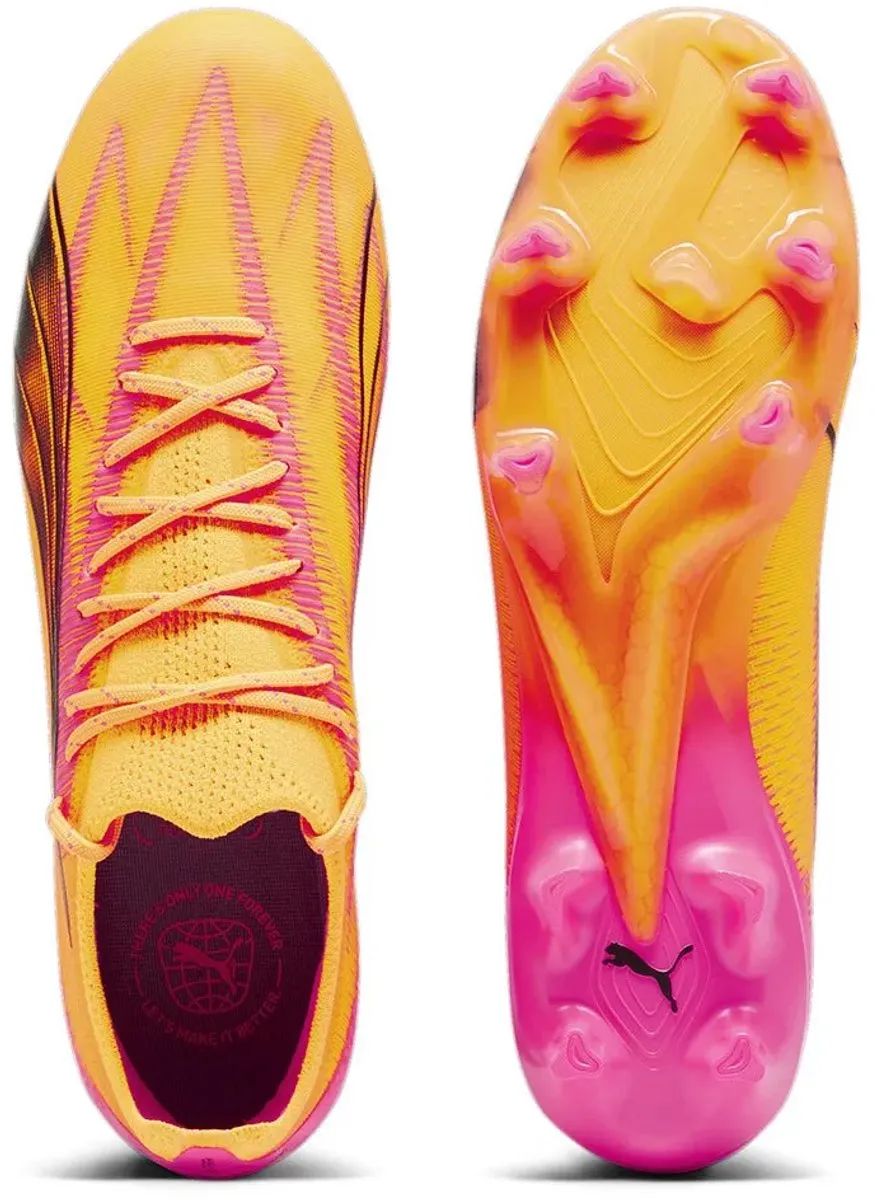 PUMA Ultra Ultimate FG Voetbalschoenen 42.5 - Sun Stream