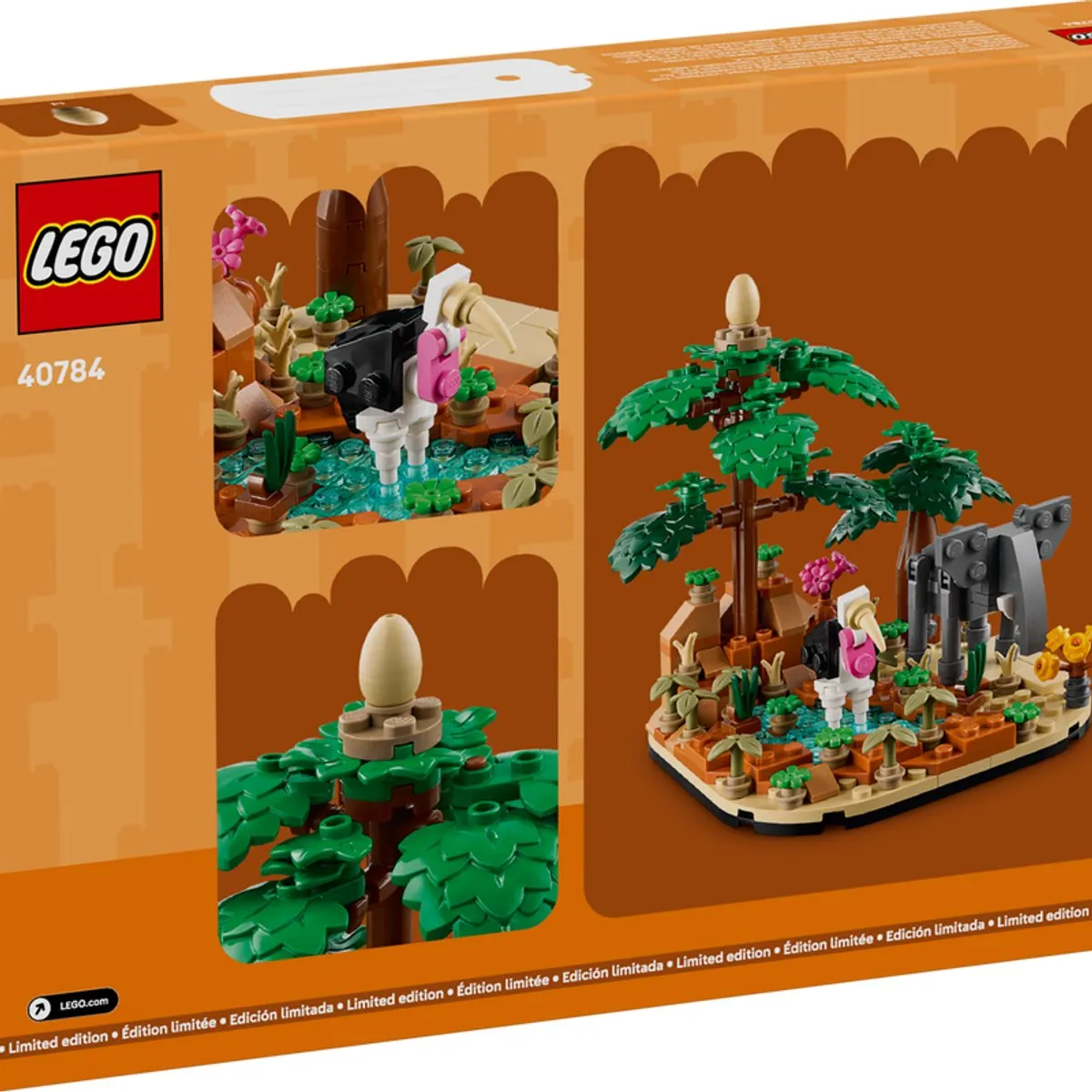 LEGO Afrikaanse Savanne Diorama 40784 - 287 Stukken - Multicolor