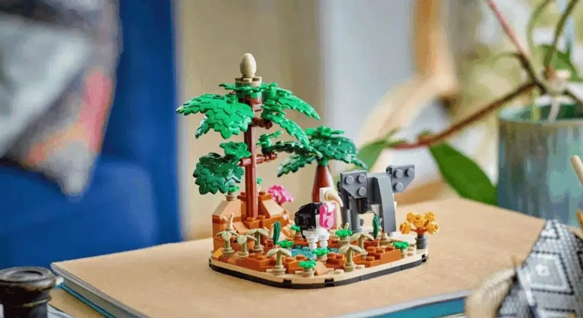 LEGO Afrikaanse Savanne Diorama 40784 - 287 Stukken - Multicolor