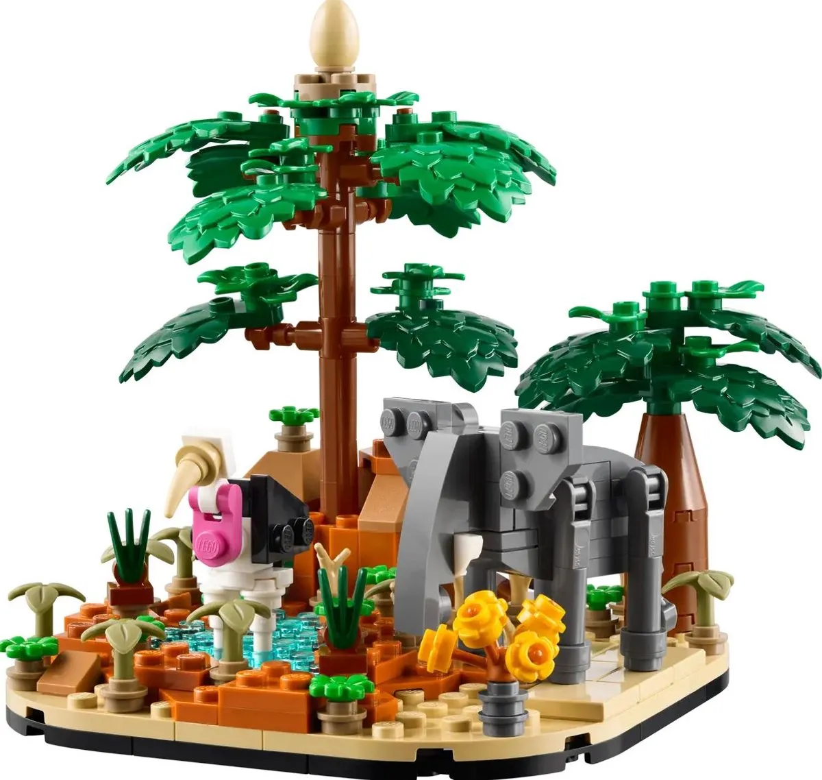 LEGO Afrikaanse Savanne Diorama 40784 - 287 Stukken - Multicolor