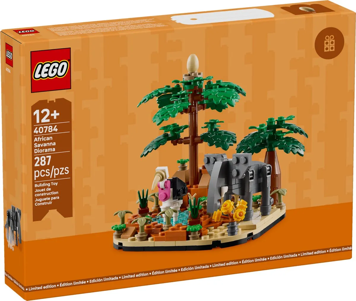 LEGO Afrikaanse Savanne Diorama 40784