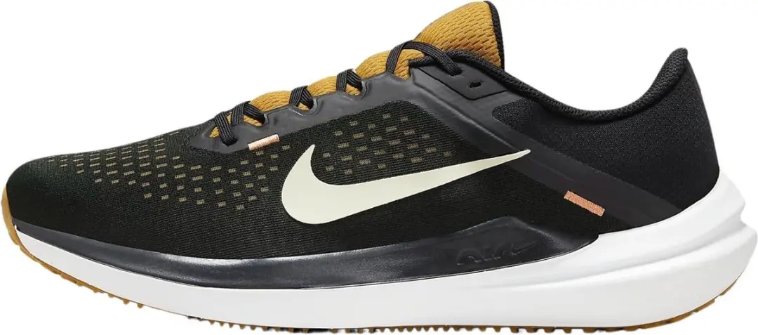 Nike Winflo 10 Hardloopschoenen Heren 45 - Zwart/Geel/Wit