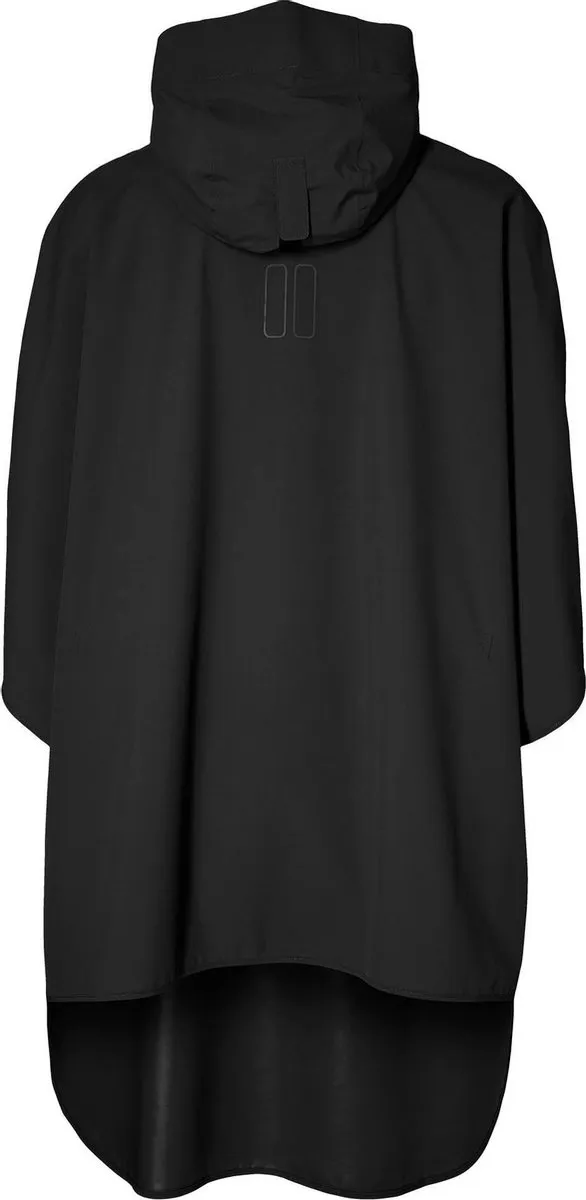 Basil Hoga Regenponcho Unisex - Zwart