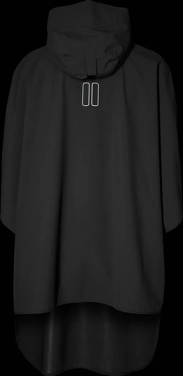 Basil Hoga Regenponcho Unisex - Zwart
