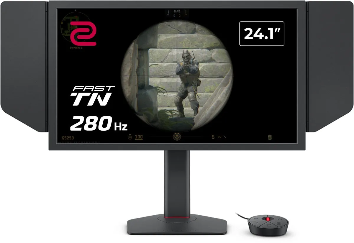 BenQ Zowie XL2540X+ Gaming Monitor 280Hz - 24 inch - Zwart