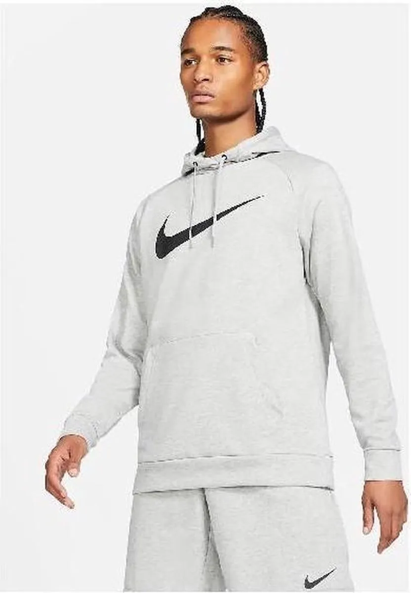 Nike Dri-FIT Training Hoodie CZ2425-063 - S - Grijs