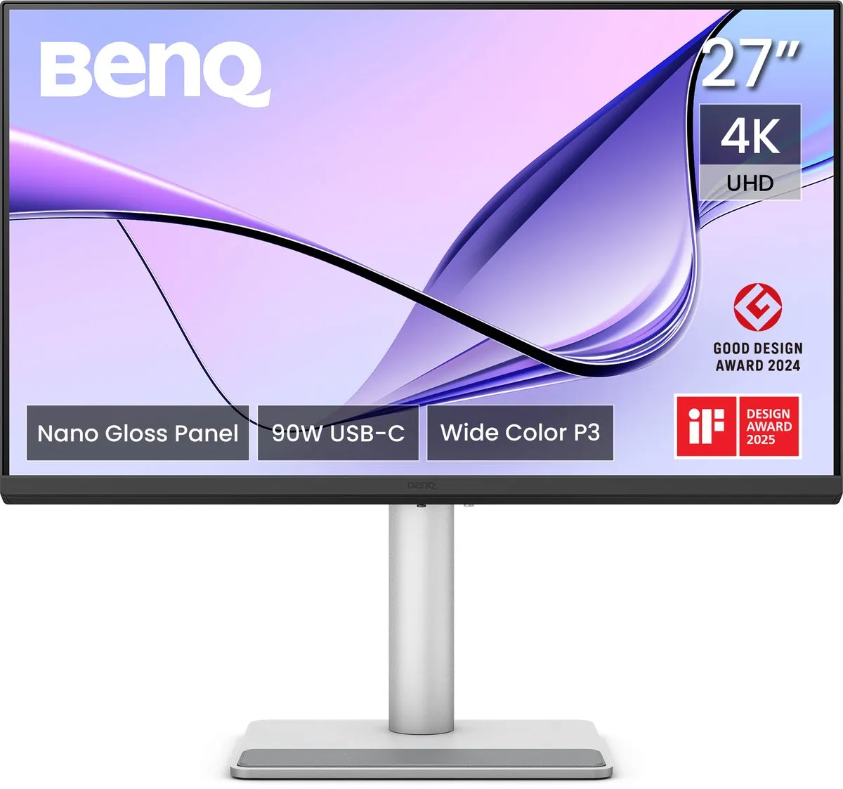 BenQ MA270UP Mac Monitor 27" 4K - Nano Glans - USB-C 90W