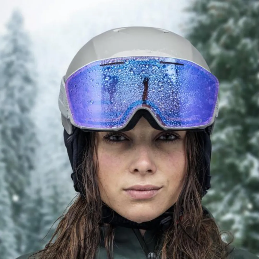 Alpina Nendaz QV OTG Photochromic Skibril - Wit