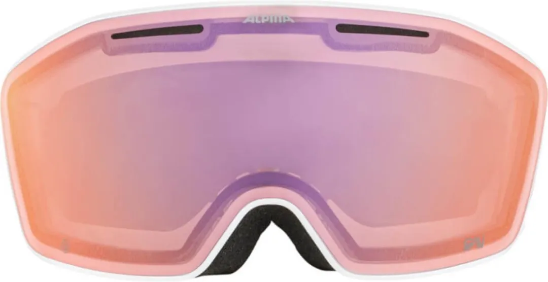 Alpina Nendaz QV OTG Photochromic Skibril - Wit