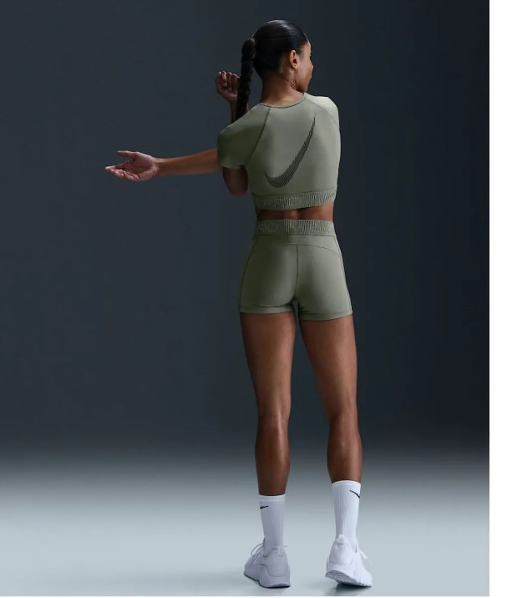 Nike Pro Dri-FIT Crop Top Dames HM6369-320 - Maat S