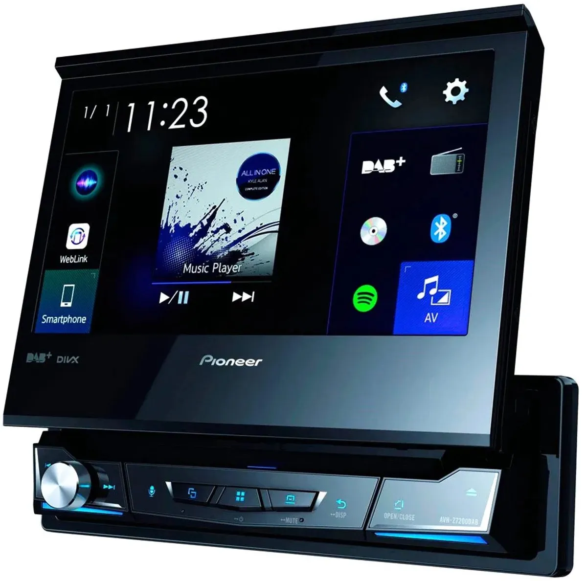 Pioneer AVH-Z7200DAB Autoradio - 1-DIN - CarPlay & Android Auto
