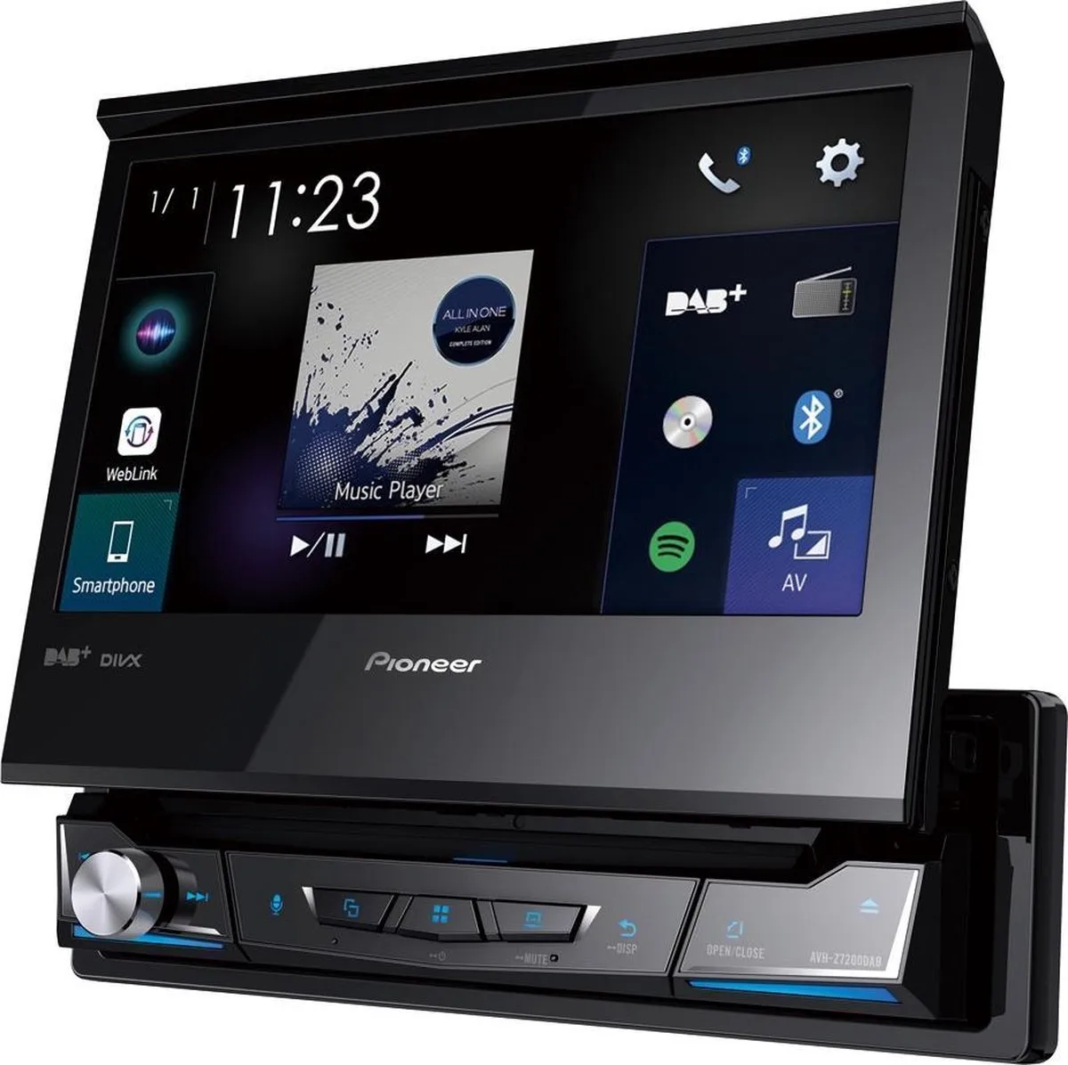 Pioneer AVH-Z7200DAB Autoradio - 1-DIN - CarPlay & Android Auto