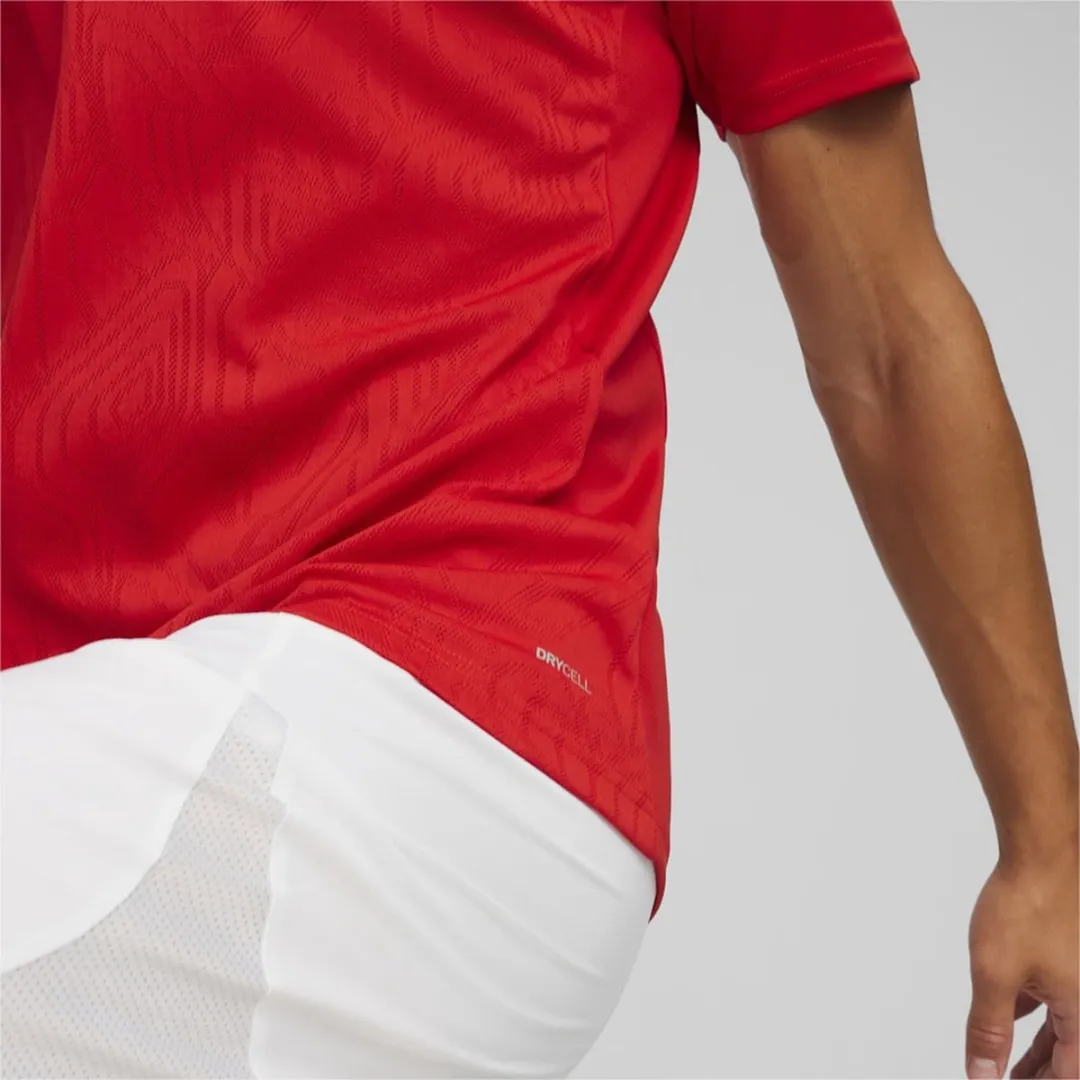 PUMA Teamfinal T-Shirt Heren - M - Rood