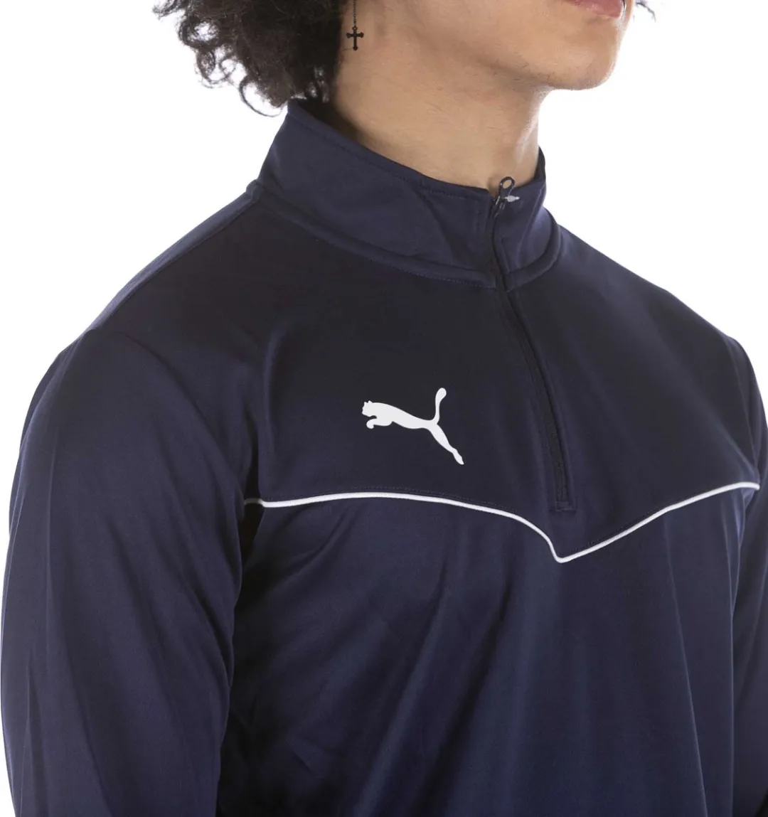 PUMA Teamrise 1/4 Zip Top 657394-06 - Blauw