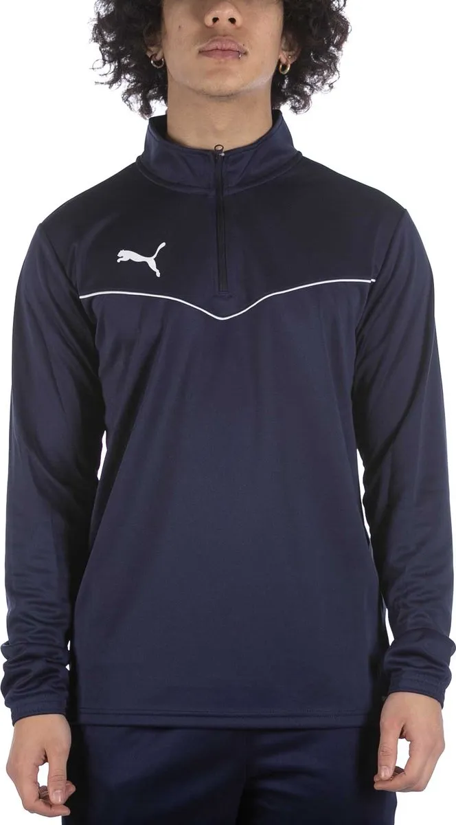 PUMA Teamrise 1/4 Zip Top 657394-06 - Blauw - afbeelding 6 van 6