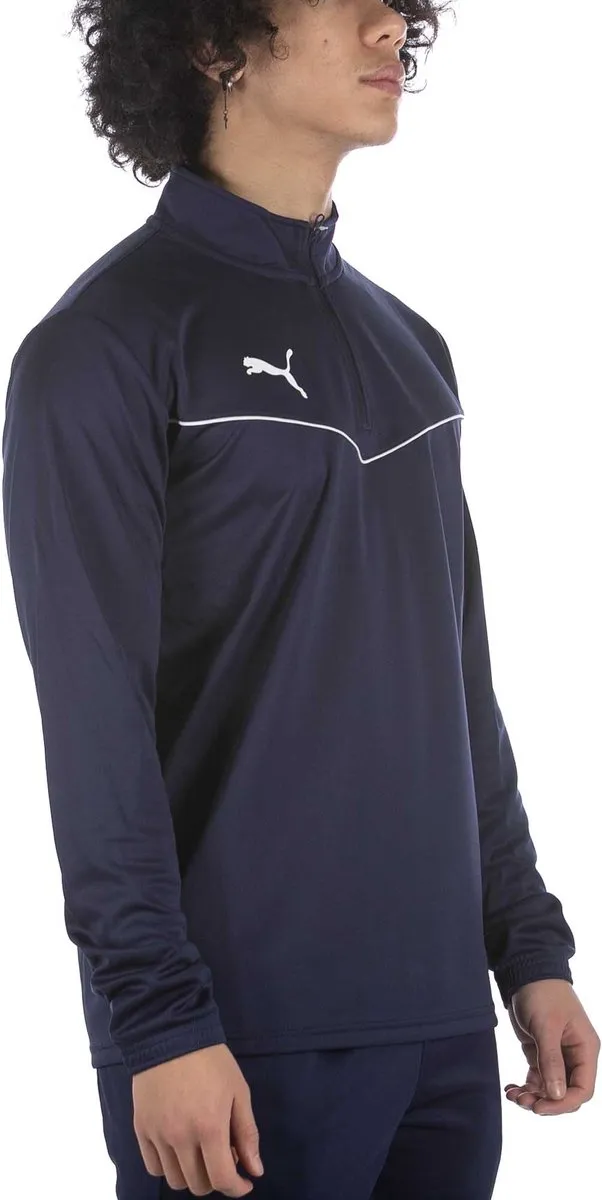PUMA Teamrise 1/4 Zip Top 657394-06 - Blauw
