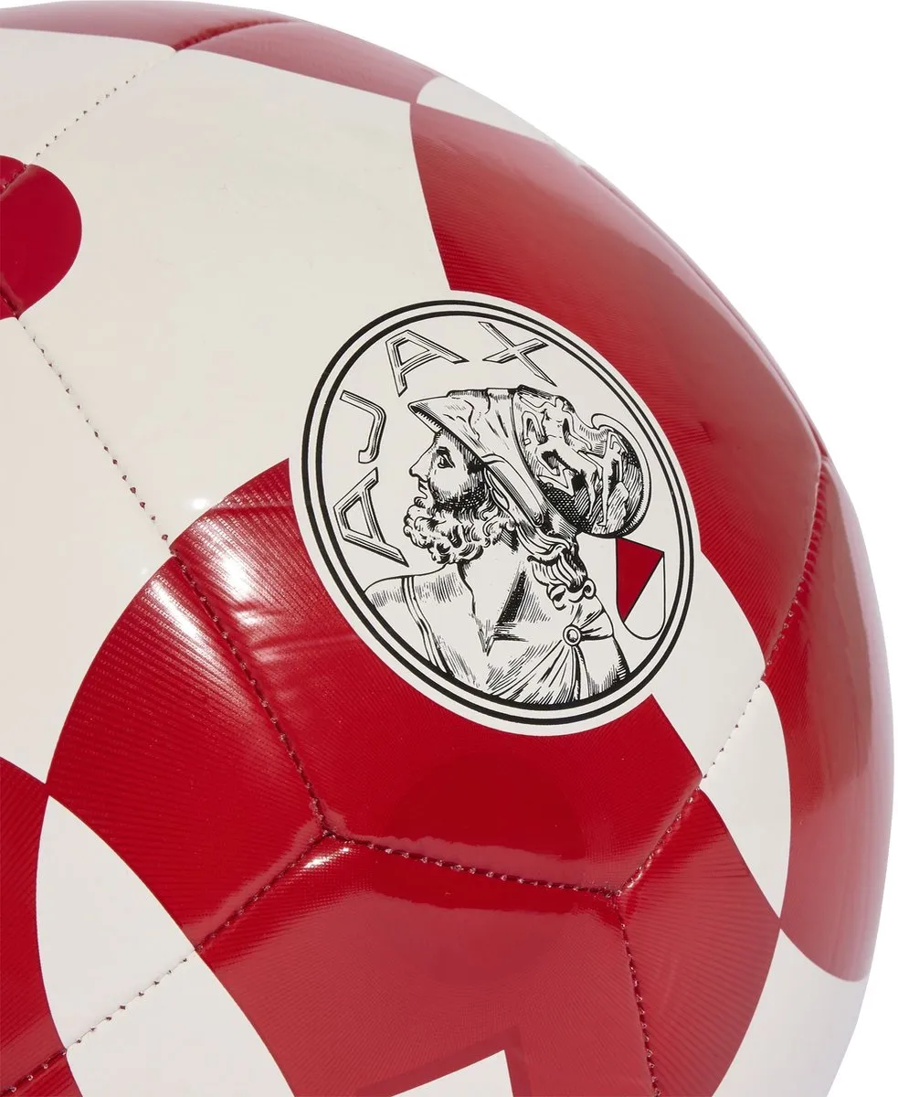 adidas Voetbal Ajax Club - Maat 5 - Rood/Wit